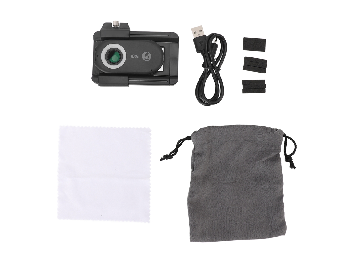 Phone Microscope Lens With Led Cpl Universal Clip Nano Zoom Portable 100x Phone Micro Lens For Smartphones LAXISCREED