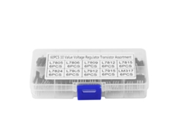 Laxiscreed Kit De Transistores Completos Com Estojos Para Projetos Eletrônicos Variados
