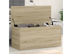 Vidaxl Caixa De Arrumação 100x42x46 Cm Deriv. Madeira Carvalho Sonoma