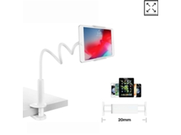 Suporte Para Celular Preguiçoso - Branco Puro 75cm modelo Básico De Campanha