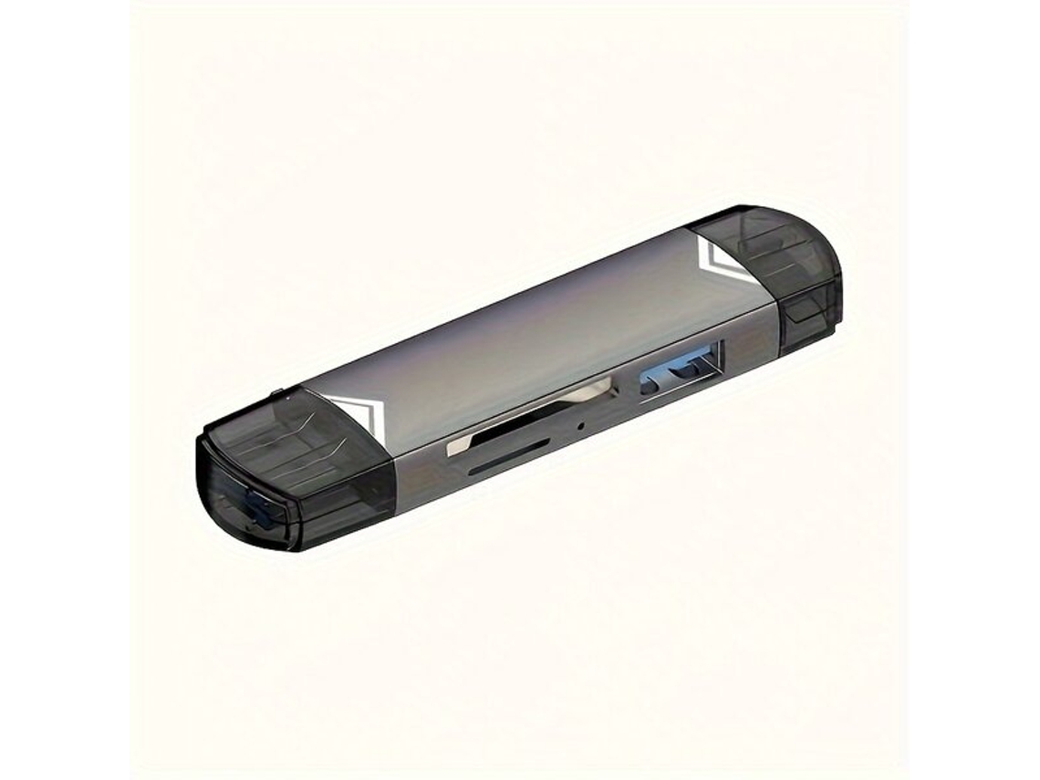 Leitor De Mídia Multifuncional Vvia 6 Em 1 Usb 3.0 Com Tipo C E Micro Usb, Alta Velocidade. Tadvyyvayotoy