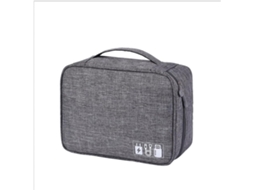 Bolsa Multifuncional De Lona De Grande Capacidade Para Cabos Usb