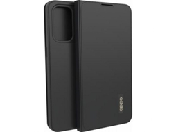Capa Aba Cartões para Oppo Find X3 Lite OPPO Pele Sintética Preto