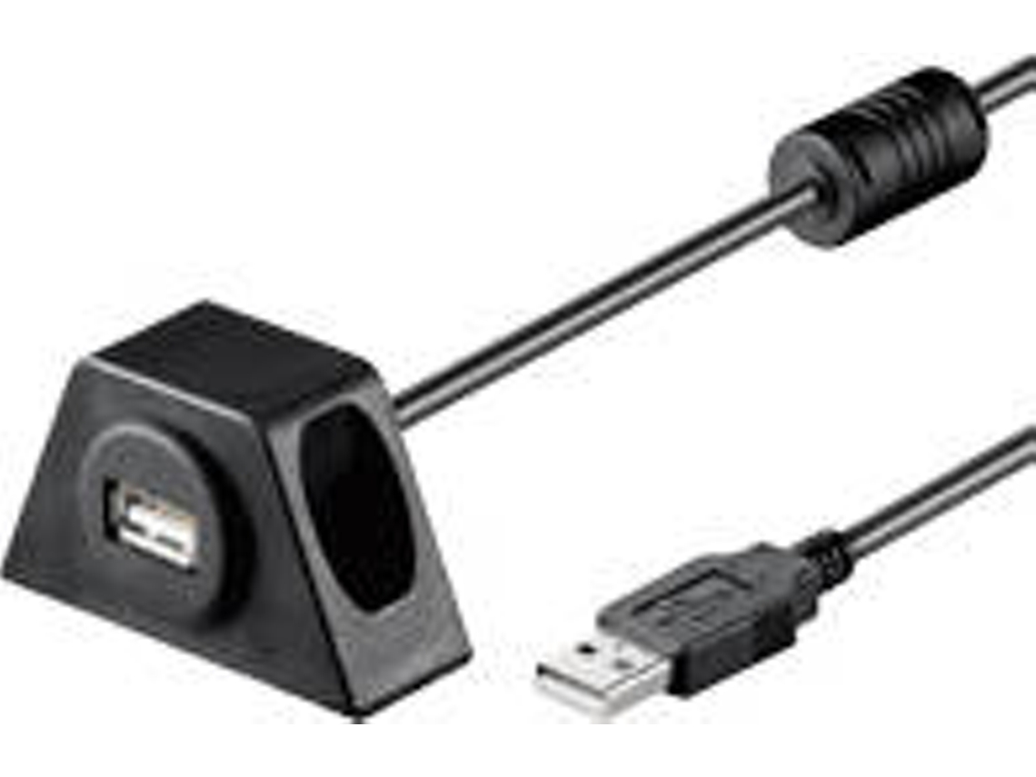 Cabo de Dados GOOBAY (USB A - 2 m - Preto)