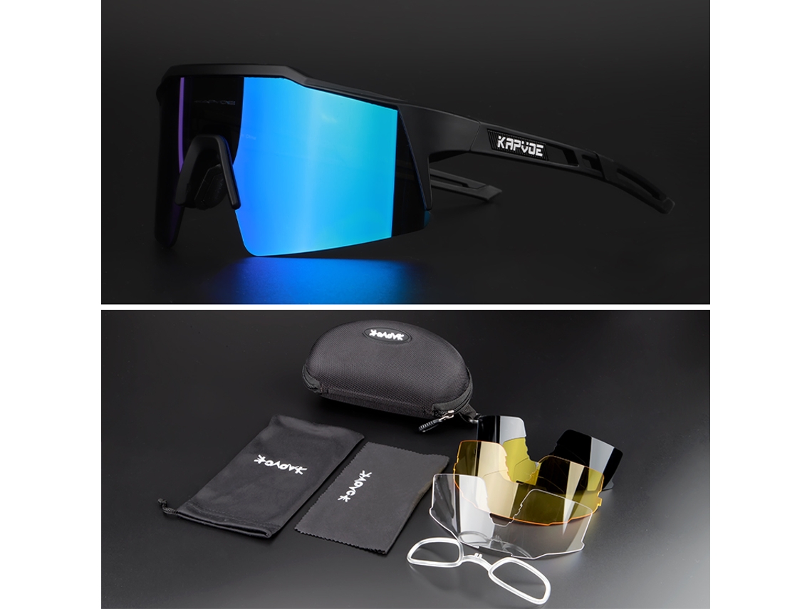 (estilo 1) Óculos De Ciclismo Esportivos Unissex Com Proteção Uv400 E Lente Única Antirreflexo.