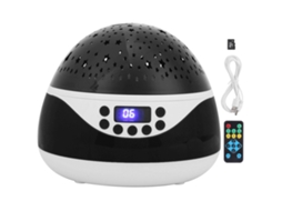 Primerox projetor de Luz Noturna com Controle Remoto, Música e Display Led para Crianças