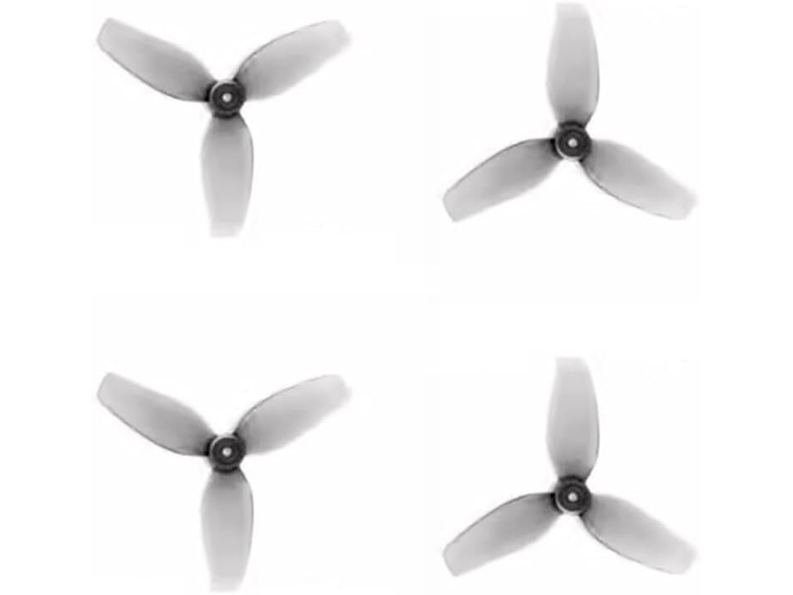 Uxsjakjsd Pc Para Peças De Drone Rc Fpv, Hélice De 3 Pás De 1,22 Polegadas, Eixo Diy B