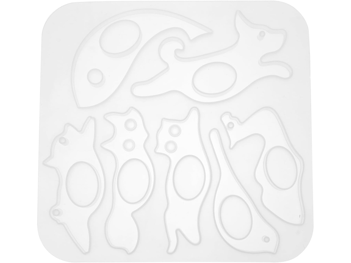 Molde De Silicone Kichvoe Para Fazer Anéis Apoio Livros, Fácil De Desenformar E Reutilizável Para Artesanato Leitura