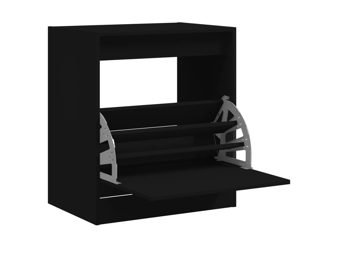 Sapateira 60x42x69 Cm Derivados de Madeira Preto MAISON EXCLUSIVE