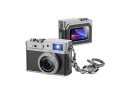Mini Câmara De Polegar Retrô 1080p Para Estudantes E Crianças, Portátil Com Tela Tft, Ideal Para Fotos E Vídeos,cartão 32gb Leitor Incluídos