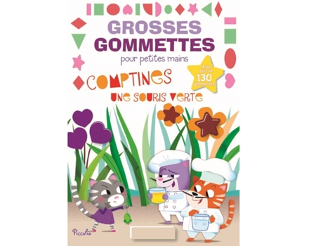 Large Stickers Rhymes 4 PICCOLIA (Idade minima recomendada: 2 anos)