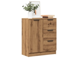 Aparador 60x30x70 cm Derivados de Madera de Roble Artesano