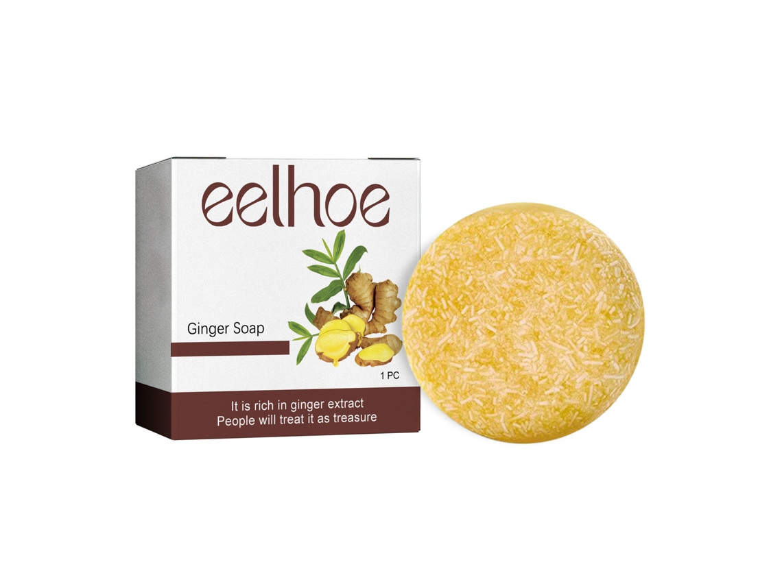 Shampoo Barra Gengibre Eelhoe Repara Cabelo Branco