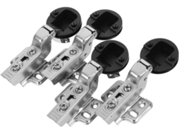 Conjunto De 4 Dobradiças Silenciosas Com Amortecimento Para Portas