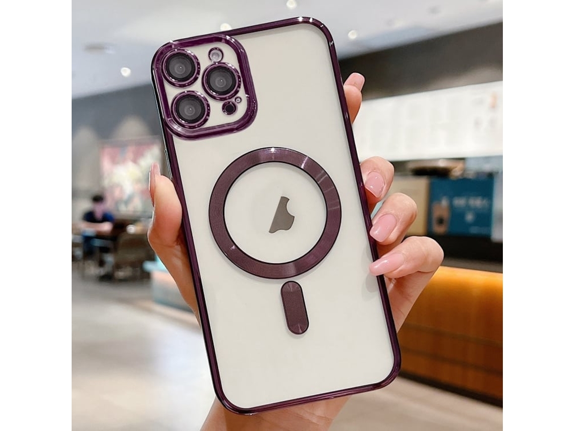 Capa Para Iphone 13 Pro - Revestimento Eletroplástico - Tecnologia Magsafe