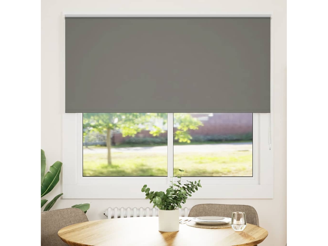 Vidaxl Persiana De Enrolar 145x150 Cm Largura Tecido 141,6cm Poliéster