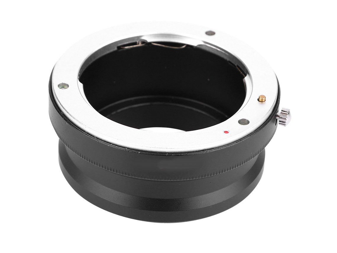 Adaptador de lente profissional em liga de alumínio Pk-nex para câmeras com montagem Sony Nex.