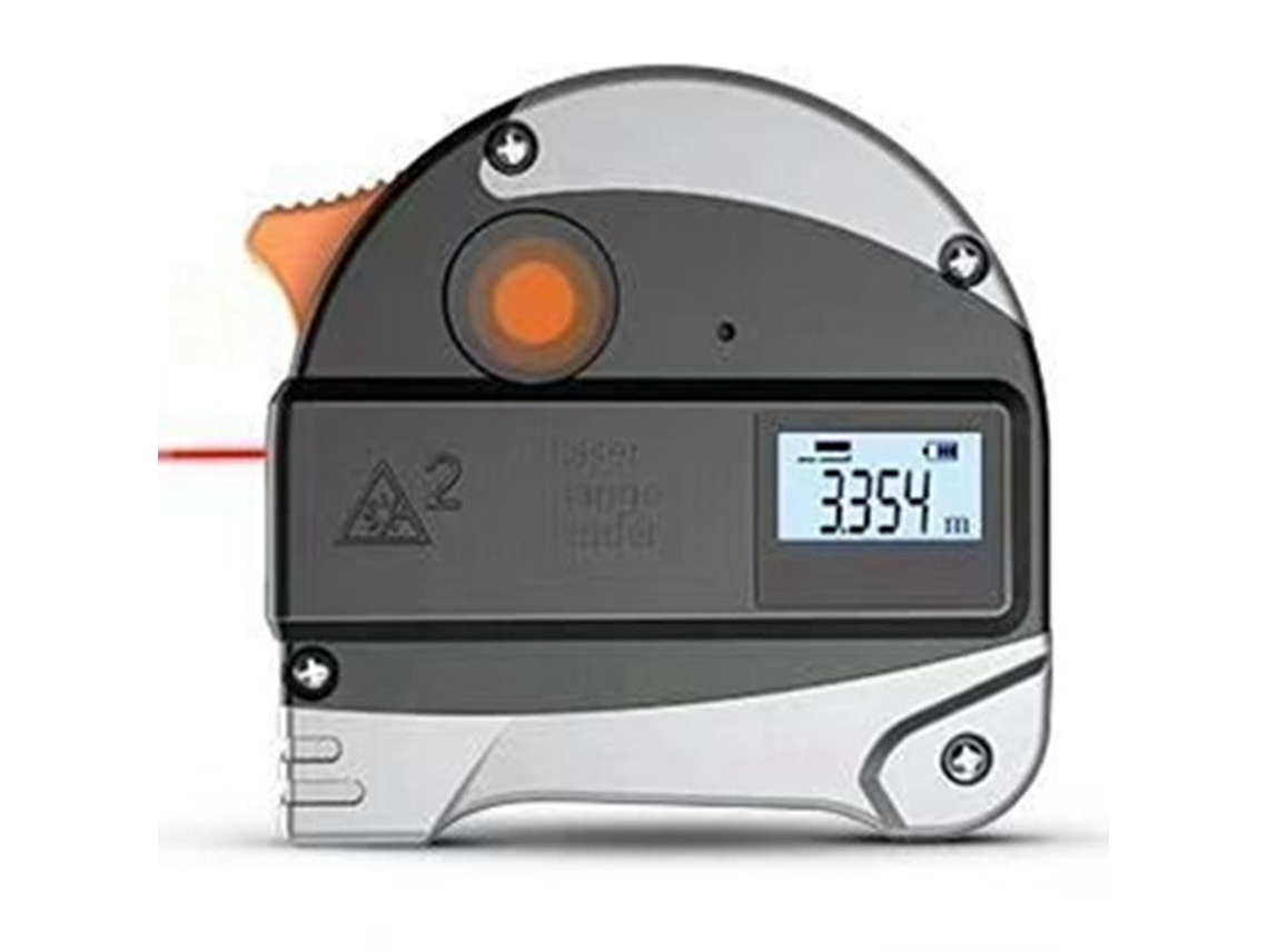 Medidor de Distância Digital Laser Infravermelho YURU com Fita Recarregável