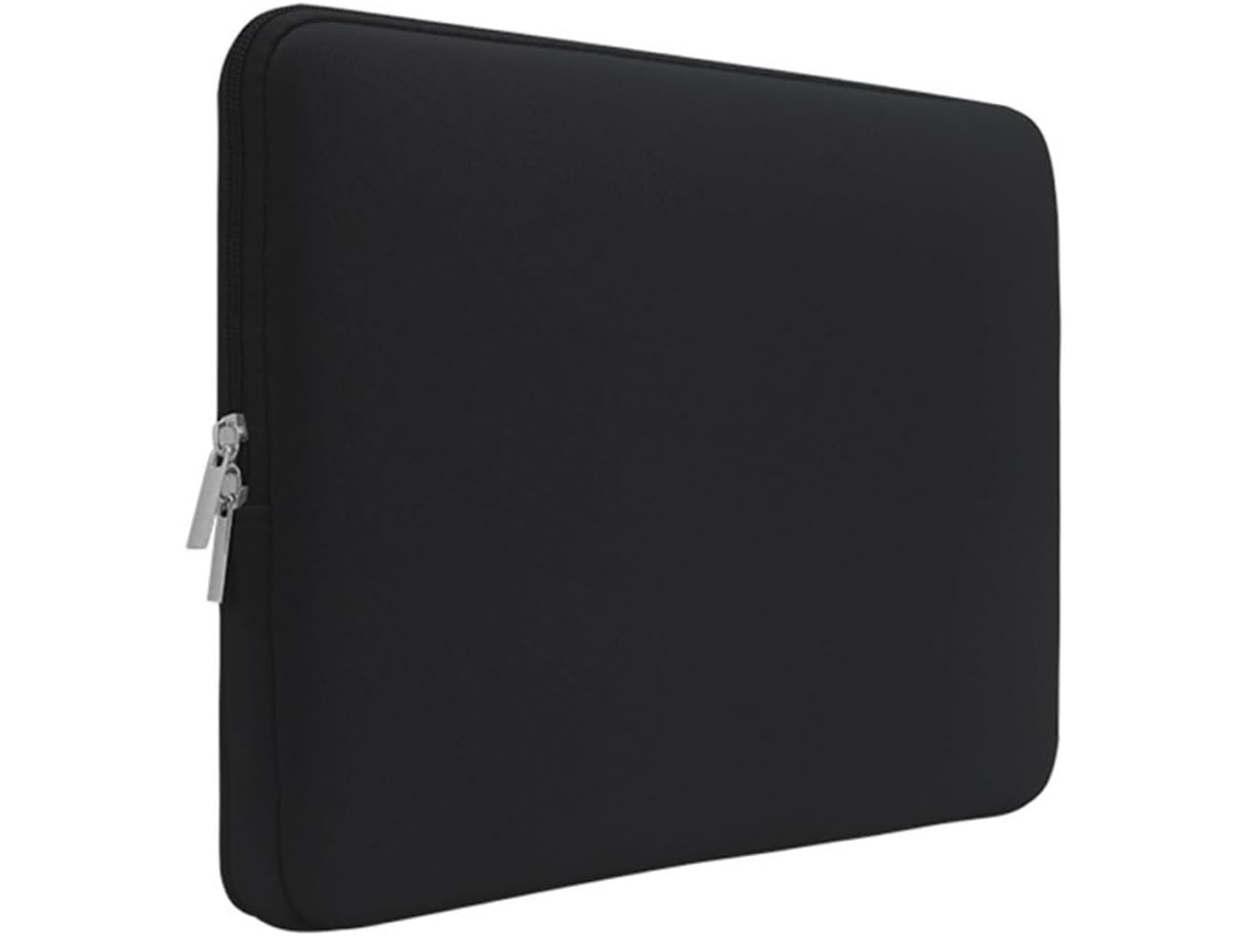 Capa De Neoprene Preta Para Laptops De 13 Polegadas