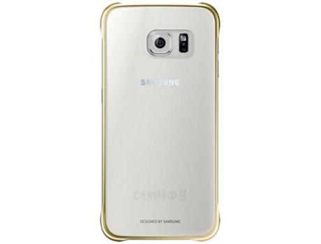 Capa SAMSUNG Galaxy S6 Clear Dourado