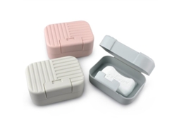 2026-linjou 3 Caixas De Sabonete Viagem Impermeáveis Com Tampa Fechamento Seguro (11 Cm*7.8cm*5 Cm)