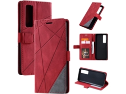 Capa Nova para Huawei Nova 7 Pro HONGWE. Vermelho