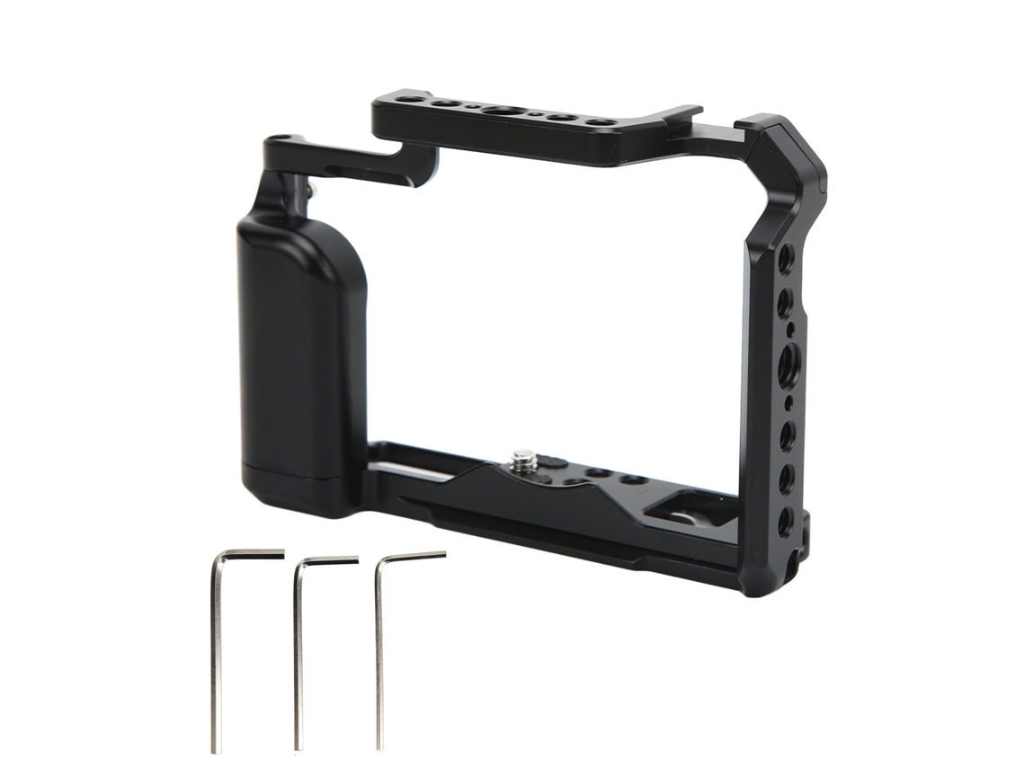 Aluminum Alloy Camera Cage Protective Case With Cold Shoe Mount For Fujifilm Xt30 LAXISCREED