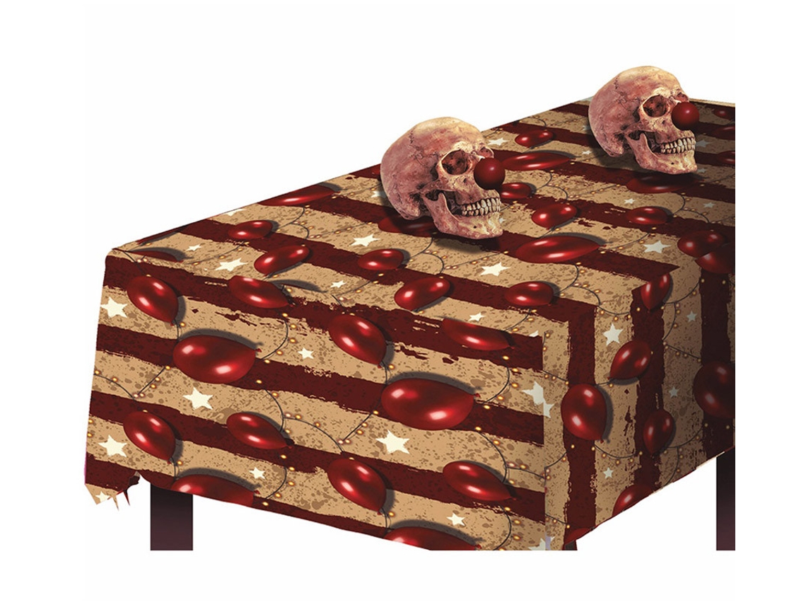 Toalha de Mesa GUIRCA Crânio De Palhaço 137X274 Cm