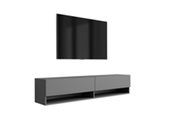 Suporte De Tv 170 Cm Antracite, 170 × 32 × 34 Cm 3E 3XE LIVING.COM