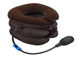 Lurelia Massajador Cervical, Insuflável, Pescoço Ombros, 26x13x20cm, Castanho