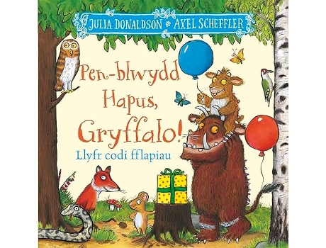 Livro Pen-blwydd Hapus, Gryffalo! de Julia Donaldson (Galês - Capa Dura)