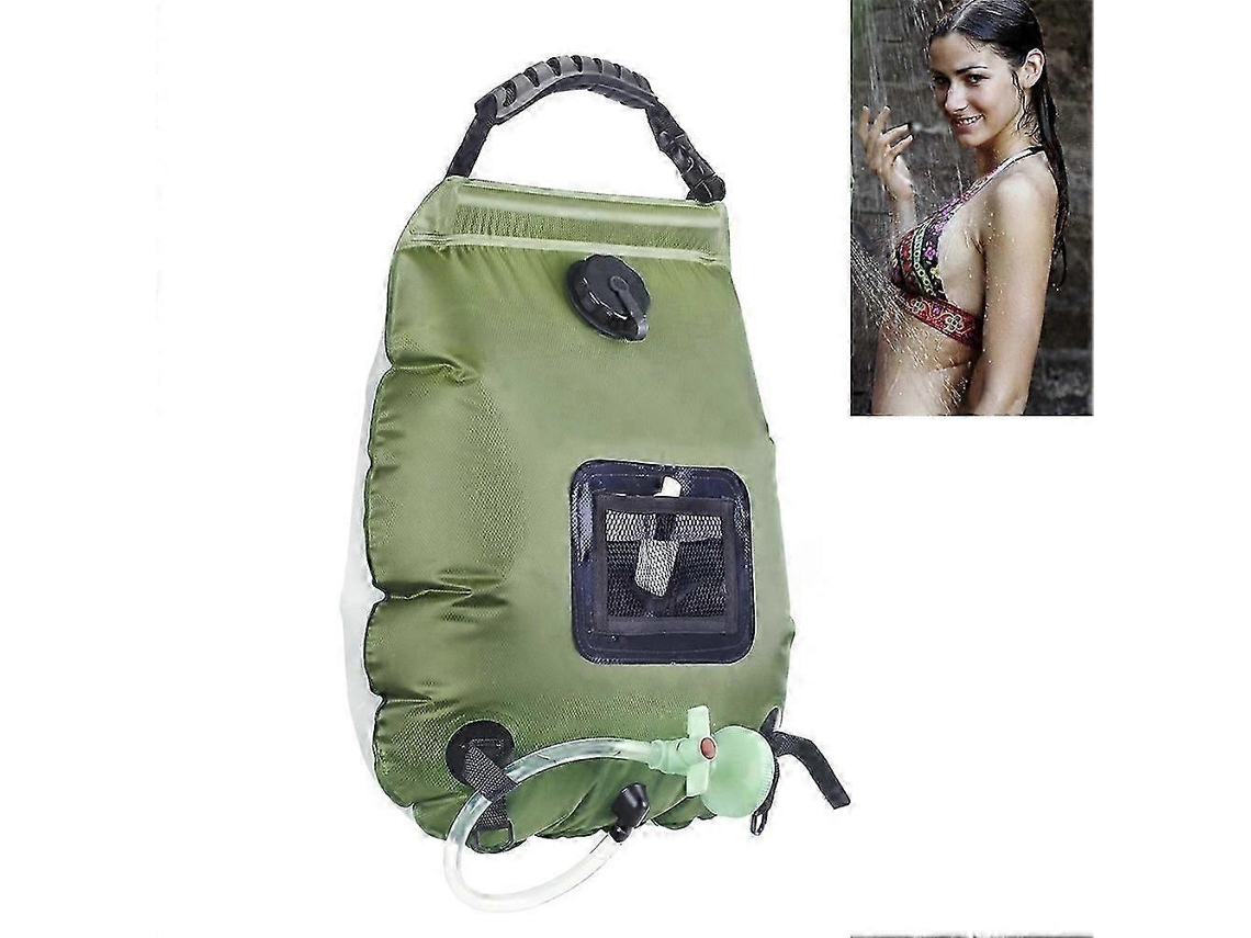 Bolsa De Água Solar Para Áreas Externas De 20l Para Acampamento, Montanhismo, Armazenamento Portátil De Água Para Banho Ao Ar Livre B Bs PENGDSJE
