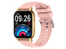 Smartwatch YIZHOOD P66 1.85 Inch Bluetooth Chamada Ip68 À Prova de Água Android e Ios Rosa