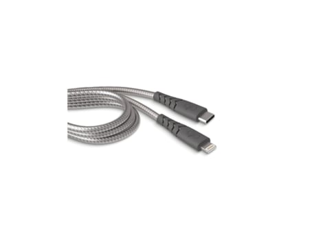 Force Power cabo de carregamento e sincronização ultra-reforçado Lightning MFi para USB-C, 3 A, 2 m, cinzento