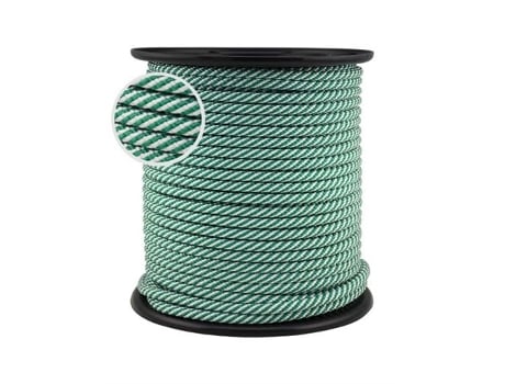 Corda Helicoidal Verde E Branca 12 Mm X 100 M Gibalto