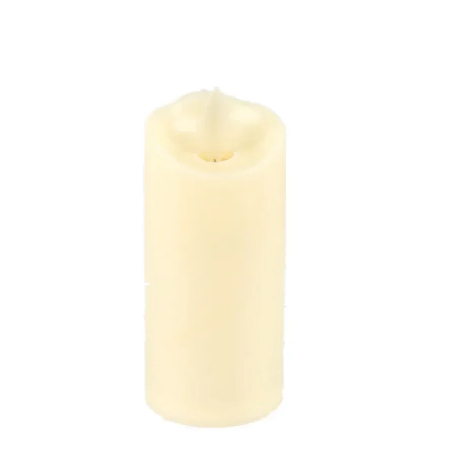 Lâmpada De Vela Eletrônica Led (5x11cm), Bateria Não Incluída, Fonte De Luz De Vela.