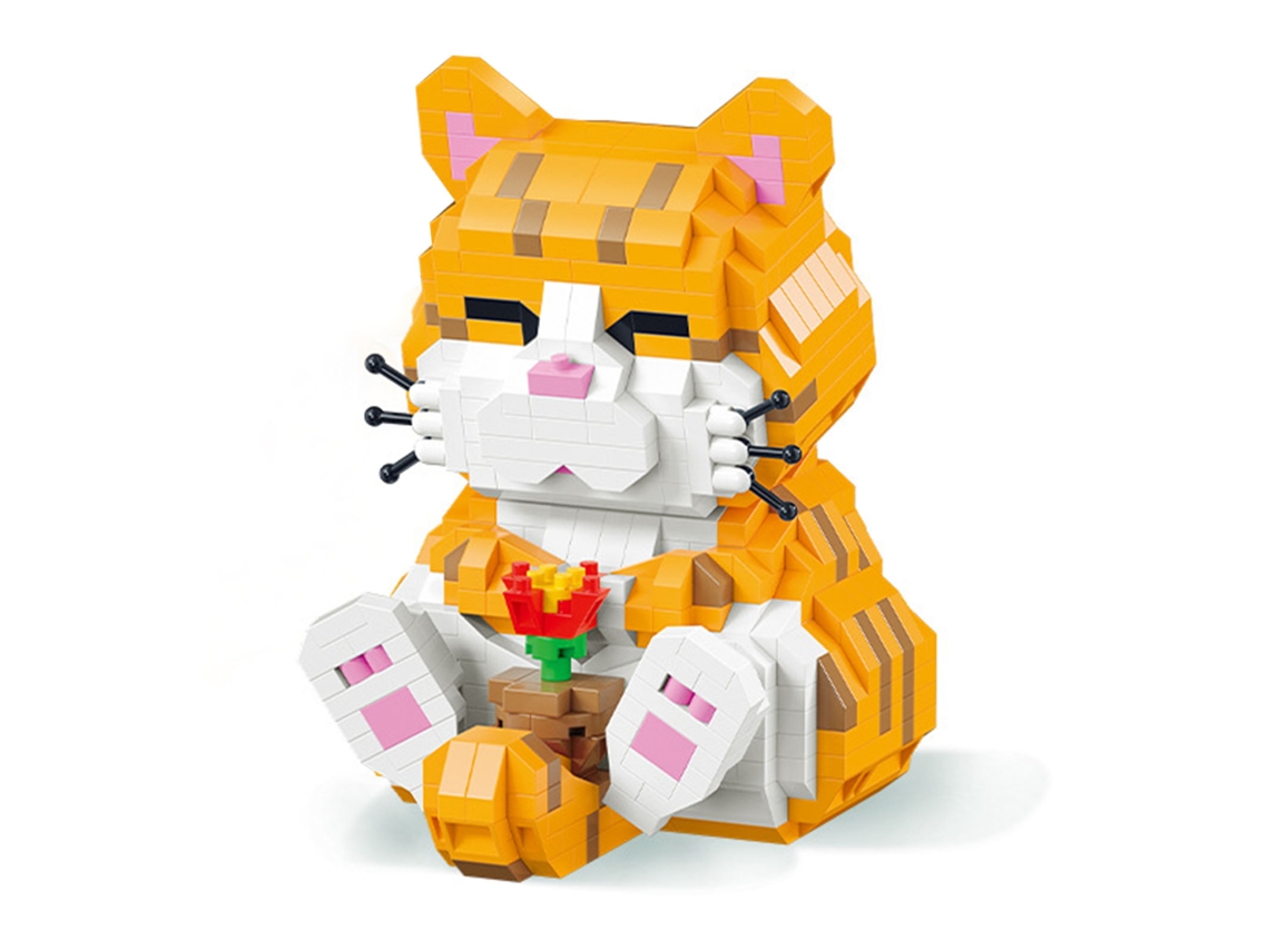 Primerox blocos de Construção Mini Animais Cute Gato Cachorro Brinquedo Educativo Kit para Crianças
