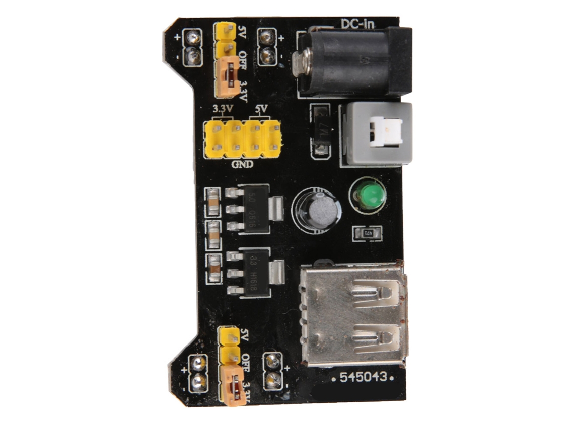 Laxiscreed Fonte De Alimentação 5v E 3.3v Dc Regulados Para Breadboard