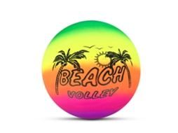 Primerox bola de Praia Arco íris Inflável para Crianças Pvc 22cm Brincadeira Praia Piscina Jardim