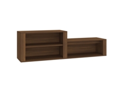 Sapateira Madeira Derivados Carvalho Castanho MAISON EXCLUSIVE 150x35x45 cm