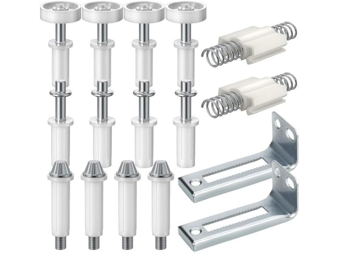 Conjunto De Dobradiças Pivotantes Duplas Em Aço Inoxidável Para