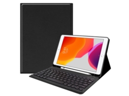 Lurelia Capa Com Teclado Bluetooth Para Samsung Tab S8 Plus 12.4 Com Teclado Bluetooth, Layout Pt, Preto