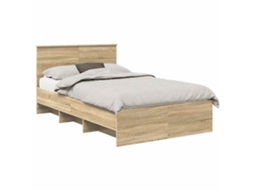 Estrutura da Cama Carvalho Sonoma 120 X 123 Cm MAISON EXCLUSIVE