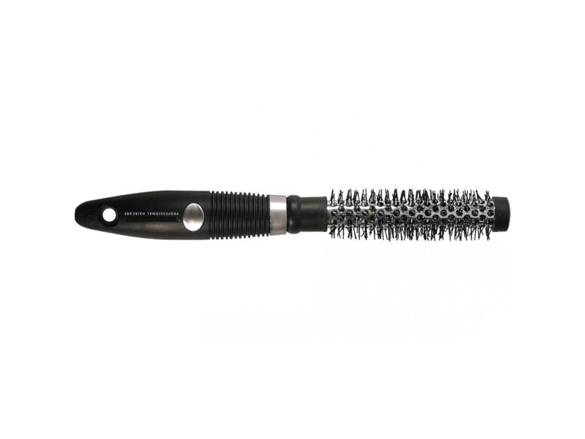 Escova De Cabelo Vitaeasy Preta Alumínio Cabos Antiderrapantes Escova De Nylon Brilvibera