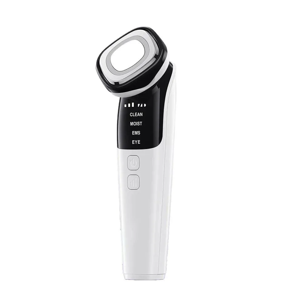 (preto) Massageador Facial Lifting Com Microcorrente Para Cuidados Com A Pele E Compressas Quentes - Aparelho De Beleza