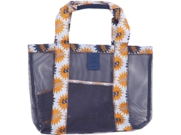 Sacola de Compras Malha para Uso Externo, Grande e Elegante, com Alças Tecido, Ideal na CHABERLU