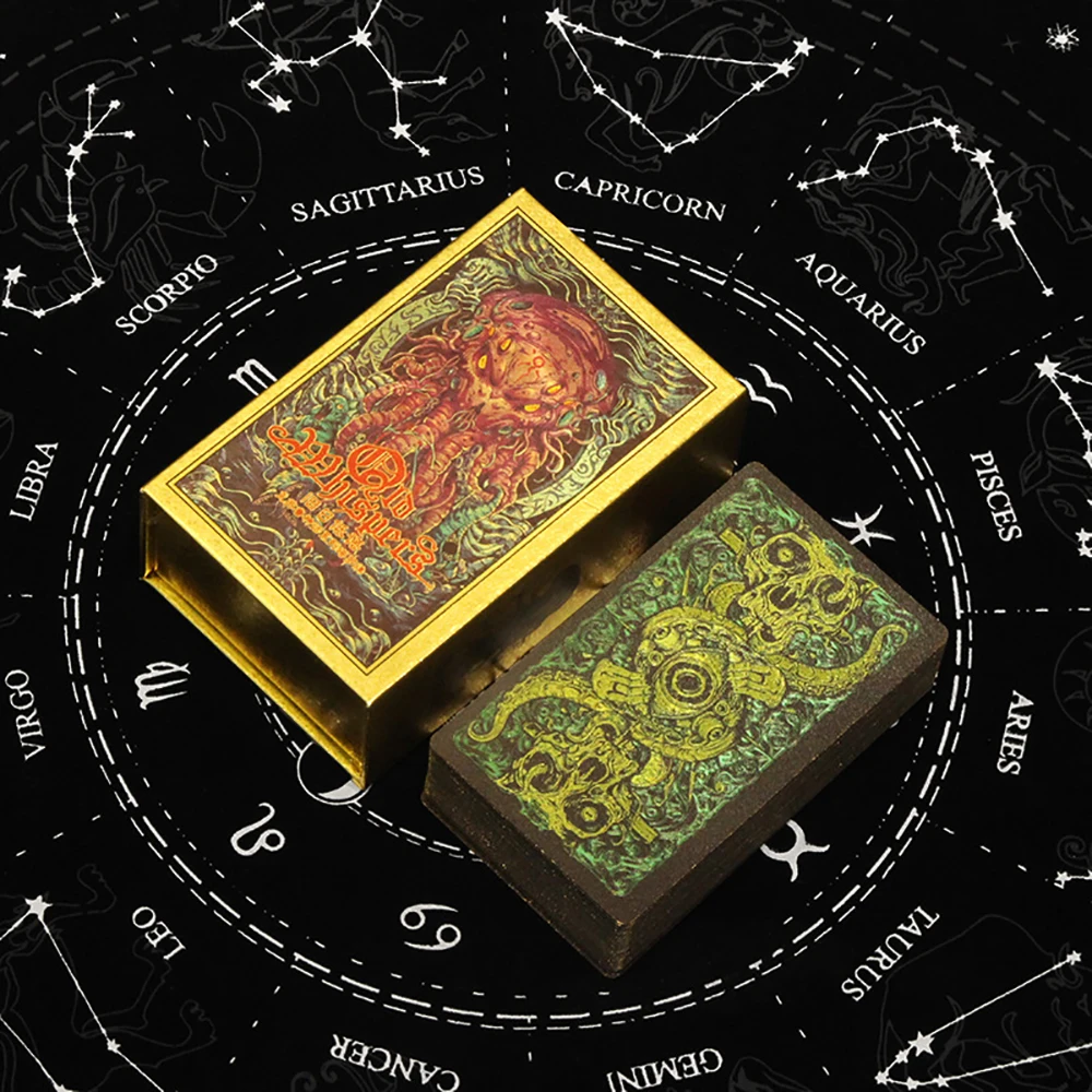 Conjunto De Cartas De Tarô, Jogo De Tabuleiro, 12*7cm, Presente Sofisticado À Prova D'água