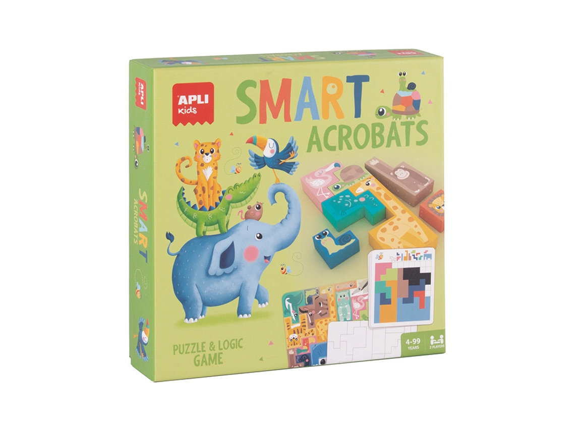 Juego De Logica De Madera Smart Acrobats 25 Pzas