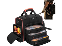 Bolsa Para Ferramentas Masculina Com Vários Bolsos E 3 Estojos Removíveis