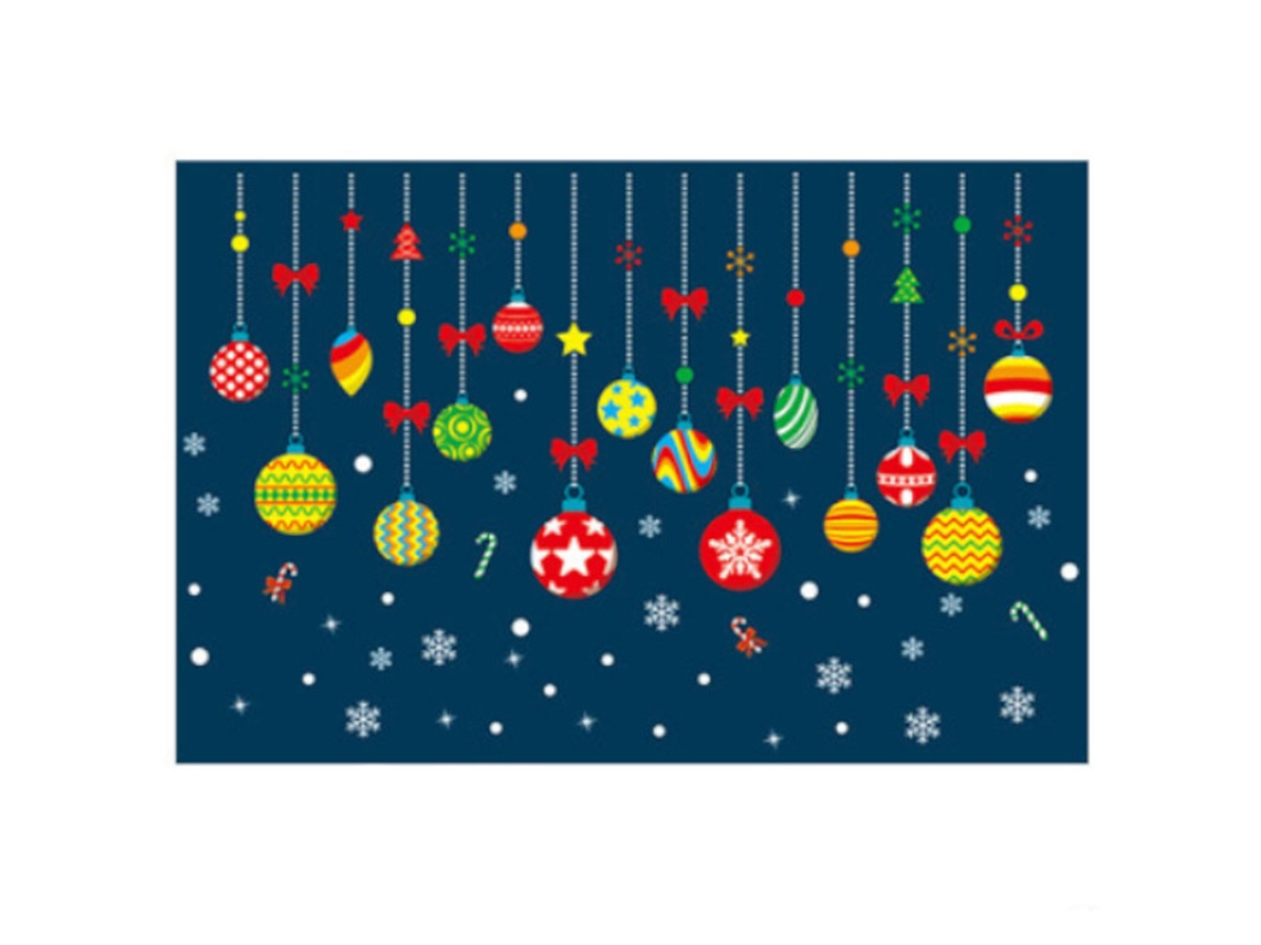 Adesivo decorativo de floco de neve removível para casa e escritório diy, durável, pvc seguro | S/MARCA